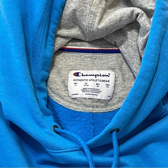 Champion Men's Powerblend Script Graphic Hoodie Size XL - Picture 7 of 9